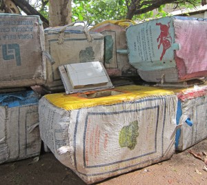 Ice boxes made locally in The Gambia (CREDIT: Kristine Beran)