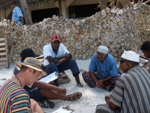 Marine Protected Area Professionals work together to build their capacity through WIOMSA's MPA PRO certification program. (credit: WIOMSA)