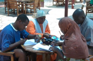 WIO-COMPAS MPA Pro Level 2 Certification Assessment: Candidates conducting a field exercise (credit: WIOMSA)