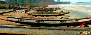 artisanal fishing boats, The Gambia