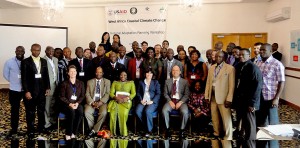 Some of the participants at the Climate Change Adaptation workshop in Ghana in June.