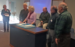 Stakeholders gather at the Ocean SAMP five-year anniversary meeting March 29, 2016, at the Coastal Institute, Narragansett Bay Campus. (credit: Cathy Dwyer/CRC)